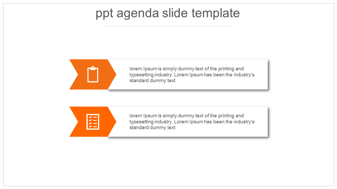 PPT Agenda Slide Template For Business Purpose Presentation